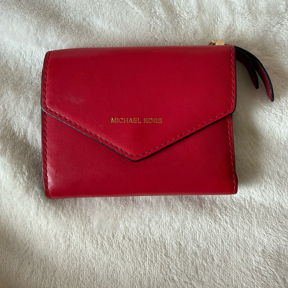 Michael Kors Scarlet Red Wallet